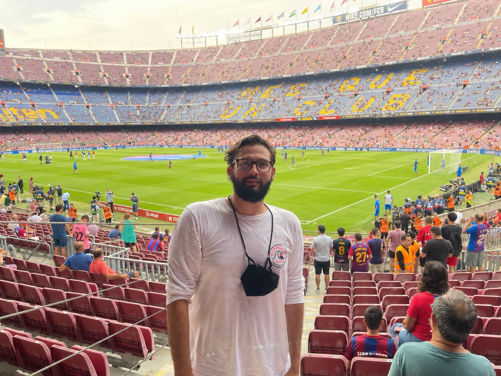 Camp Nou — vista desde la grada